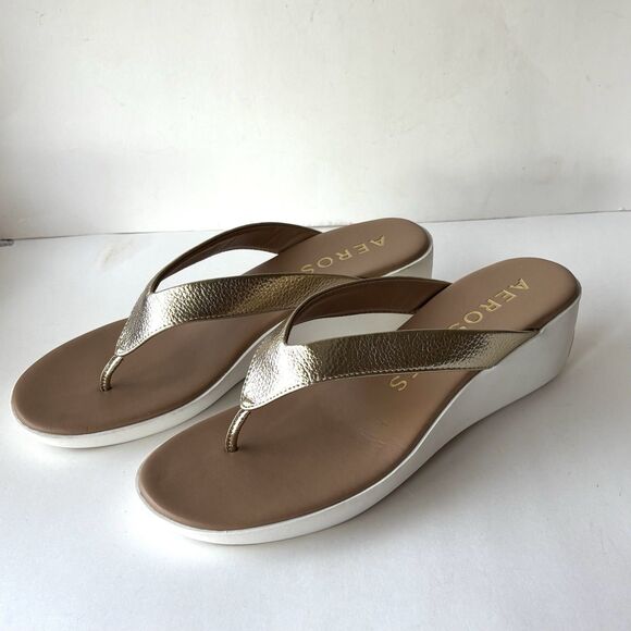 Aerosoles Isha Wedge Slides Golf Flip Flops Anti-Slip NWOT - Picture 1 of 6
